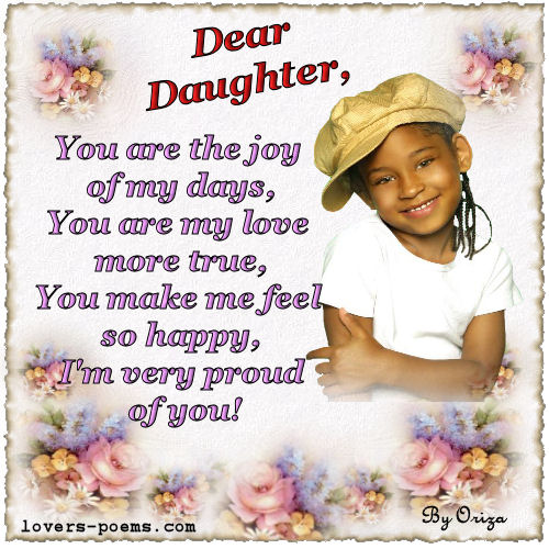 Message to a daughter
