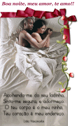 Boa noite, amor, te amo