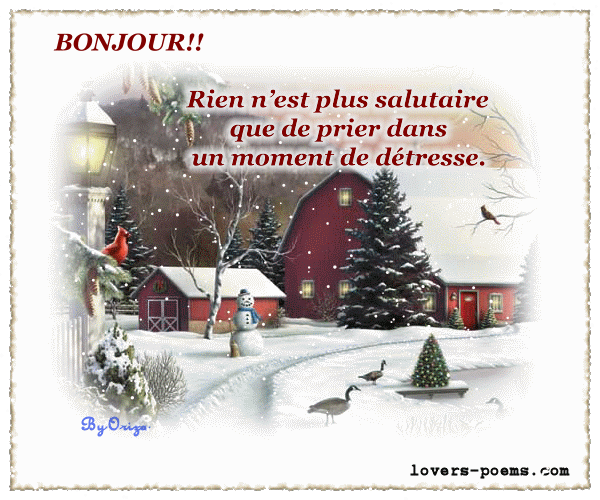 Bonjour - Gifs by Oriza