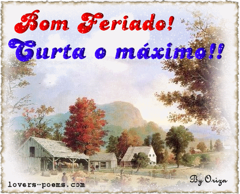 Bom feriado!