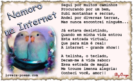 mensagem para Namoro online - Amizade na Internet - relacionamento virtual