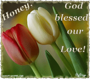 Send this message: God blessed our love!