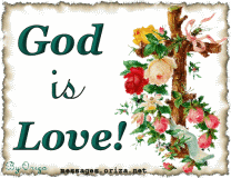 Send this message: God is Love!