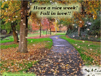 Have a nice week! Fall in love!